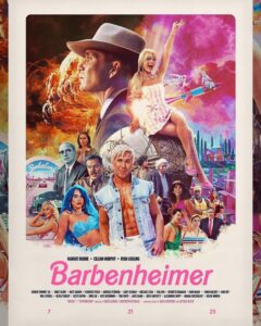 Mashup Barbie et Oppenheimer