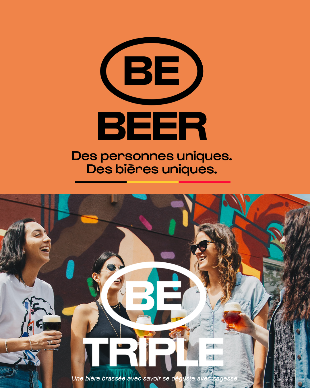 La Fédération des Brasseurs Belges et le VLAM lancent la campagne BE