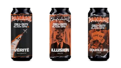 La brasserie parisienne "Paname Brewing Company" lance la gamme "Black Hops", à l'occasion de la sortie du prochain jeu de la franchise Call of Duty.