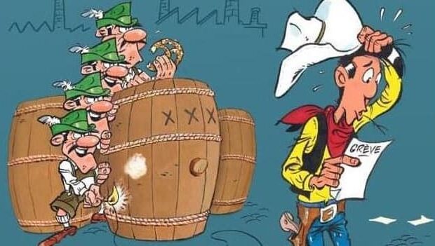 Couverture de la prochaine aventure de Lucky Luke