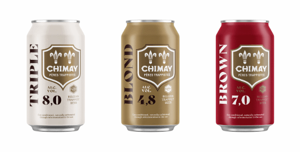 Chimay lance ses bières en format canette