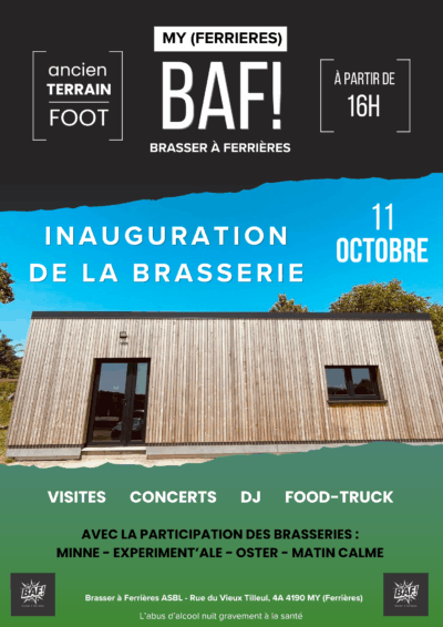 BAF! lance sa brasserie et sa première bière