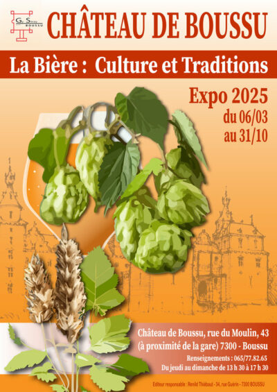 L'exposition du château de Boussu consacrée à l'histoire de la bière s'achève tout bientôt