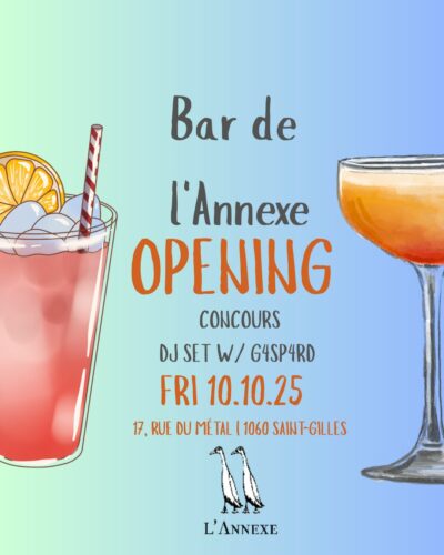L'Annexe inaugure son propre bar