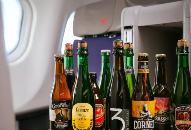 Brussels Airlines lance des lambics à sa carte